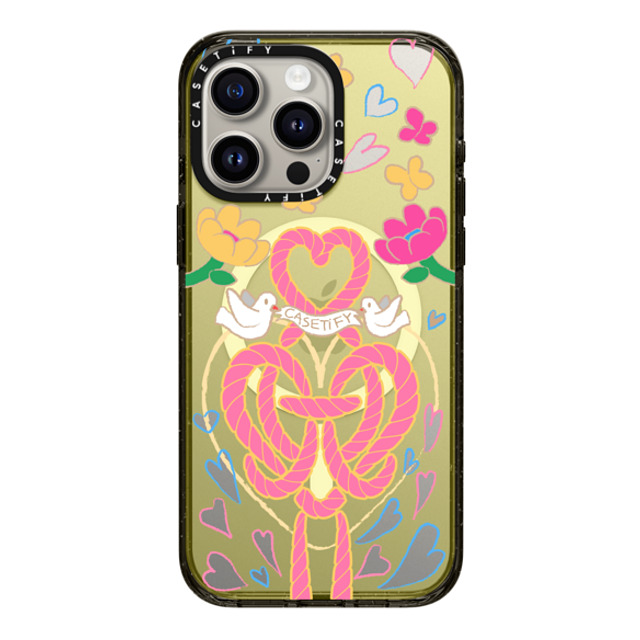 CASETiFY iPhone 15 Pro Max ケース ブラック インパクトケース MagSafe対応 LIANG YUAN Case casetify_artist