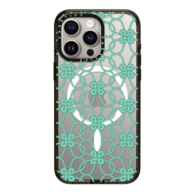 CASETiFY iPhone 15 Pro Max ケース ブラック インパクトケース MagSafe対応 Lucky Forever casetify_artist