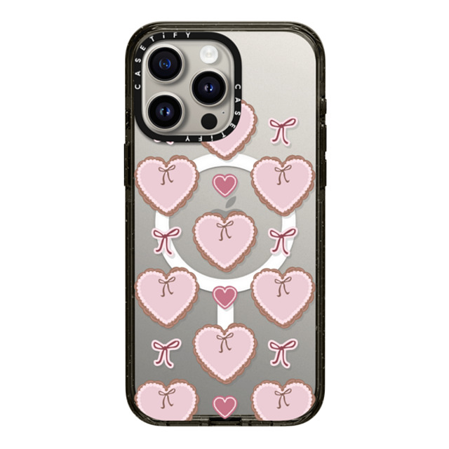 CASETiFY iPhone 15 Pro Max ケース Black インパクトケース MagSafe対応 Sweetheart pattern case casetify_artist