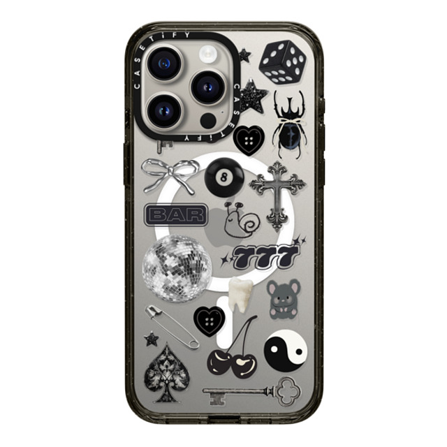 CASETiFY iPhone 15 Pro Max ケース ブラック インパクトケース MagSafe対応 Lucky Streak casetify_artist Father's Day CASETiFY iPhone 15 Pro Max ケース ブラック インパクトケース MagSafe対応 Lucky Streak casetify_artist Father's Day