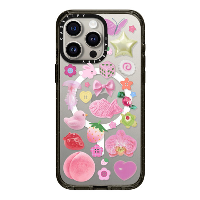 CASETiFY iPhone 15 Pro Max Case Black Impact Case MagSafe Compatible Sweet Charmed Dreams casetify_artist CASETiFY iPhone 15 Pro Max Case Black Impact Case MagSafe Compatible Sweet Charmed Dreams casetify_artist