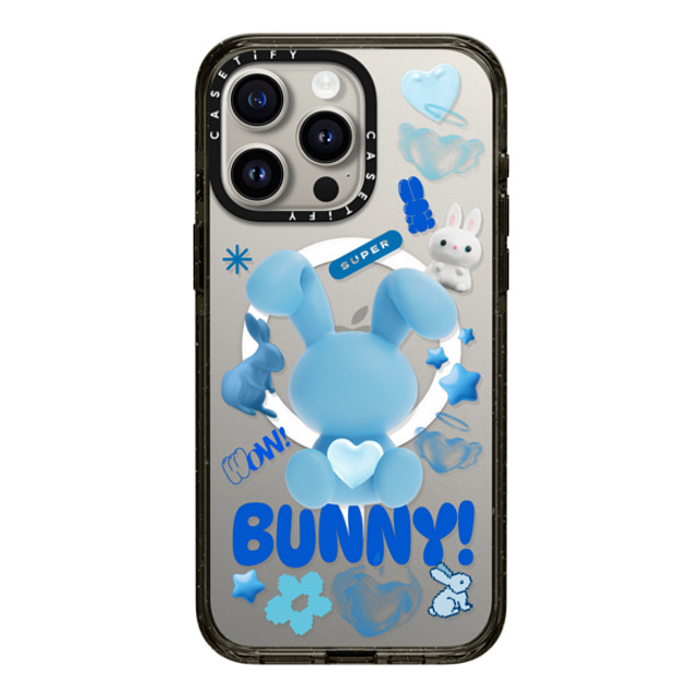 CASETiFY iPhone 15 Pro Max ケース ブラック インパクトケース MagSafe対応 Bunny Records casetify_artist Father's Day CASETiFY iPhone 15 Pro Max ケース ブラック インパクトケース MagSafe対応 Bunny Records casetify_artist Father's Day