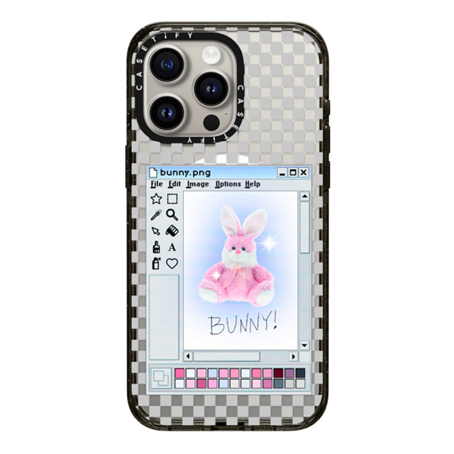 CASETiFY iPhone 15 Pro Max Case Black Impact Case MagSafe Compatible Bunny. png casetify_artist CASETiFY iPhone 15 Pro Max Case Black Impact Case MagSafe Compatible Bunny. png casetify_artist