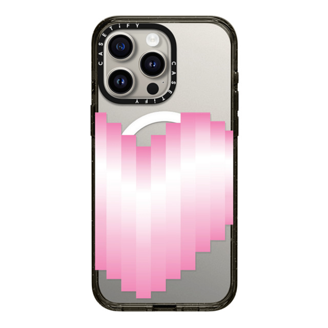 CASETiFY iPhone 15 Pro Max ケース ブラック インパクトケース MagSafe対応 Heart Heart 8-beat Heart Back to School CASETiFY iPhone 15 Pro Max ケース ブラック インパクトケース MagSafe対応 Heart Heart 8-beat Heart Back to School
