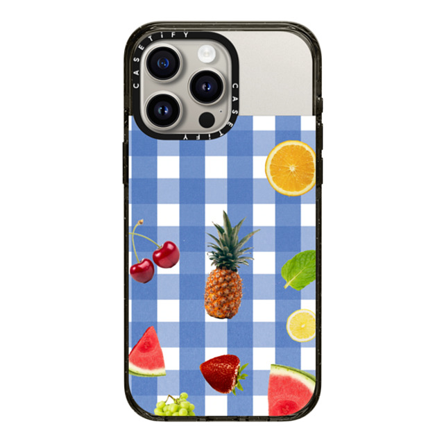 CASETiFY iPhone 15 Pro Max Case Black Impact Case MagSafe Compatible Fruit Medley casetify_artist CASETiFY iPhone 15 Pro Max Case Black Impact Case MagSafe Compatible Fruit Medley casetify_artist
