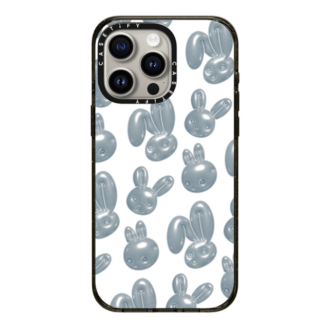 CASETiFY iPhone 15 Pro Max ケース ブラック インパクトケース MagSafe対応 Pixelated Bunny casetify_artist Father's Day CASETiFY iPhone 15 Pro Max ケース ブラック インパクトケース MagSafe対応 Pixelated Bunny casetify_artist Father's Day
