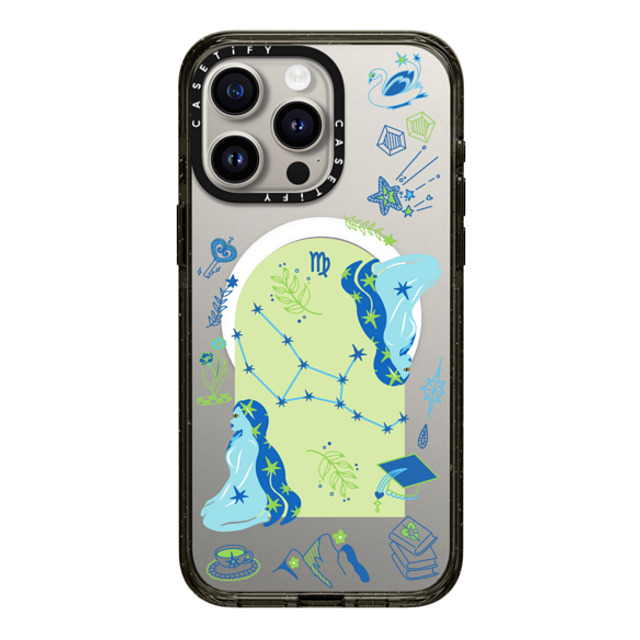 CASETiFY iPhone 15 Pro Max ケース ブラック インパクトケース MagSafe対応 Virgo casetify_artist Father's Day CASETiFY iPhone 15 Pro Max ケース ブラック インパクトケース MagSafe対応 Virgo casetify_artist Father's Day