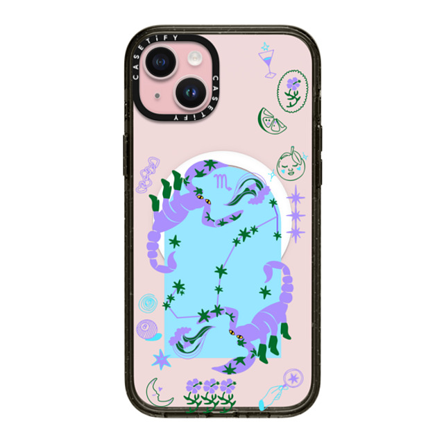 CASETiFY iPhone 15 Plus Case Black Impact Case MagSafe Compatible Scorpio casetify_artist Back to School CASETiFY iPhone 15 Plus Case Black Impact Case MagSafe Compatible Scorpio casetify_artist Back to School