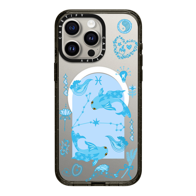 CASETiFY iPhone 15 Pro Max ケース ブラック インパクトケース MagSafe対応 Pisces casetify_artist Father's Day CASETiFY iPhone 15 Pro Max ケース ブラック インパクトケース MagSafe対応 Pisces casetify_artist Father's Day