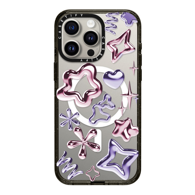 CASETiFY iPhone 15 Pro Max ケース ブラック インパクトケース MagSafe対応 Chrome メタリック Colored Metallic World Halloween CASETiFY iPhone 15 Pro Max ケース ブラック インパクトケース MagSafe対応 Chrome メタリック Colored Metallic World Halloween