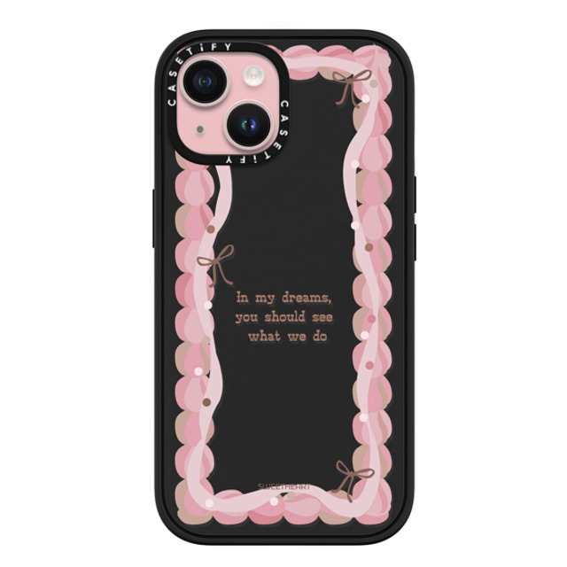 CASETiFY iPhone 15 ケース マットブラック インパクトケース MagSafe対応 Sweetheart quote case casetify_artist