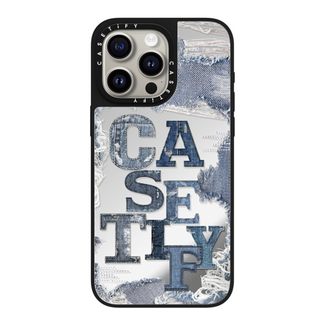 CASETiFY iPhone 15 Pro Max ケース Silver on Black ミラーケース MagSafe対応 Pieced Identity Case casetify_artist Father's Day CASETiFY iPhone 15 Pro Max ケース Silver on Black ミラーケース MagSafe対応 Pieced Identity Case casetify_artist Father's Day