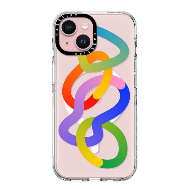 CASETiFY iPhone 15 ケース クリア クリア ケース MagSafe対応 Rainbow,Abstract Rainbow,Digital Art,Abstract Hula hoops Father's Day CASETiFY iPhone 15 ケース クリア クリア ケース MagSafe対応 Rainbow,Abstract Rainbow,Digital Art,Abstract Hula hoops Father's Day