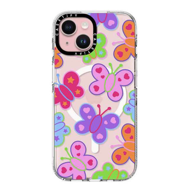 CASETiFY iPhone 15 Case クリア クリア ケース MagSafe対応 Butterfly,Animal Animal,Butterfly,Maximalism,Y2K Butterfly Folk Back to School CASETiFY iPhone 15 Case クリア クリア ケース MagSafe対応 Butterfly,Animal Animal,Butterfly,Maximalism,Y2K Butterfly Folk Back to School