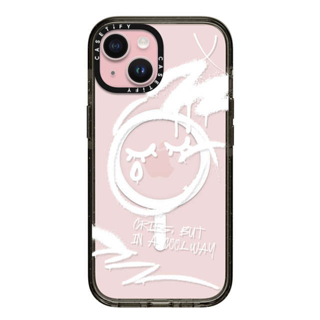 CASETiFY iPhone 15 Case Black インパクトケース MagSafe対応 Monochrome,Street Art Monochrome,Street Art Cries, But in a Cool Way Father's Day CASETiFY iPhone 15 Case Black インパクトケース MagSafe対応 Monochrome,Street Art Monochrome,Street Art Cries, But in a Cool Way Father's Day