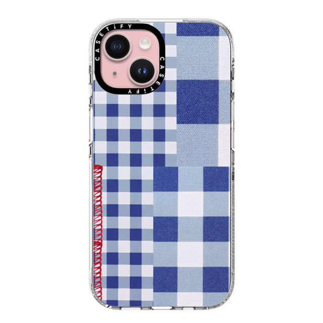 CASETiFY iPhone 15 ケース クリア クリア ケース MagSafe対応 Gingham Picnic casetify_artist