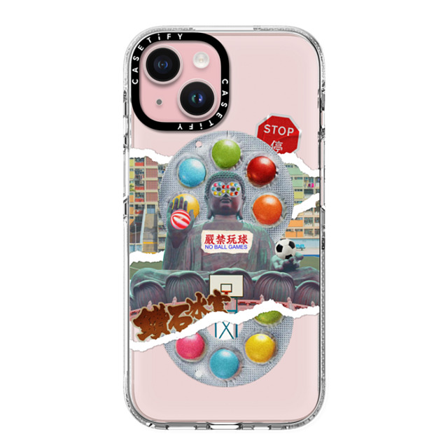 CASETiFY iPhone 15 ケース クリア クリア ケース MagSafe対応 HK Collage - Buddha casetify_artist