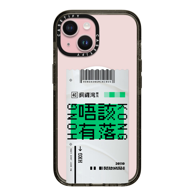 CASETiFY iPhone 15 ケース ブラック インパクトケース MagSafe対応 Ticket - Minibus casetify_artist Father's Day CASETiFY iPhone 15 ケース ブラック インパクトケース MagSafe対応 Ticket - Minibus casetify_artist Father's Day