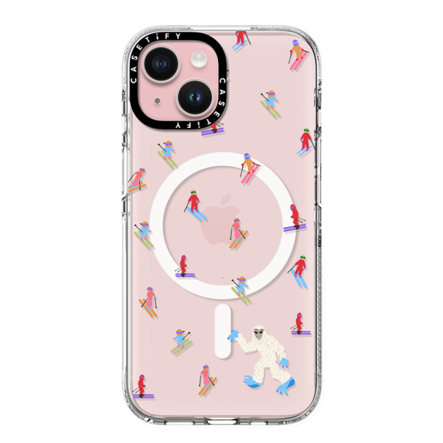 CASETiFY iPhone 15 ケース クリア クリア ケース MagSafe対応 Ski Free casetify_artist