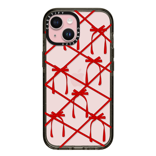 CASETiFY iPhone 15 ケース ブラック インパクトケース Bow casetify_artist