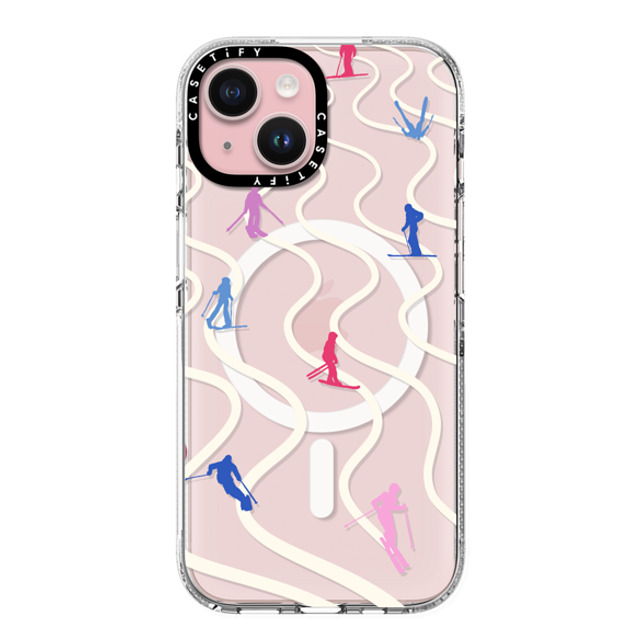 CASETiFY iPhone 15 ケース クリア クリア ケース MagSafe対応 Downhill Skiing casetify_artist