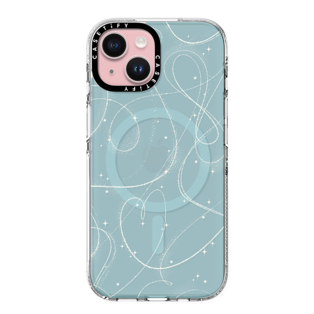 CASETiFY iPhone 15 ケース クリア クリア ケース MagSafe対応 Pond Skating casetify_artist