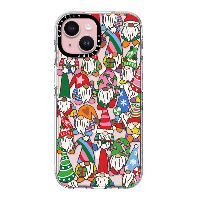 CASETiFY iPhone 15 ケース クリア クリア ケース MagSafe対応 Gnome for the Holidays casetify_artist