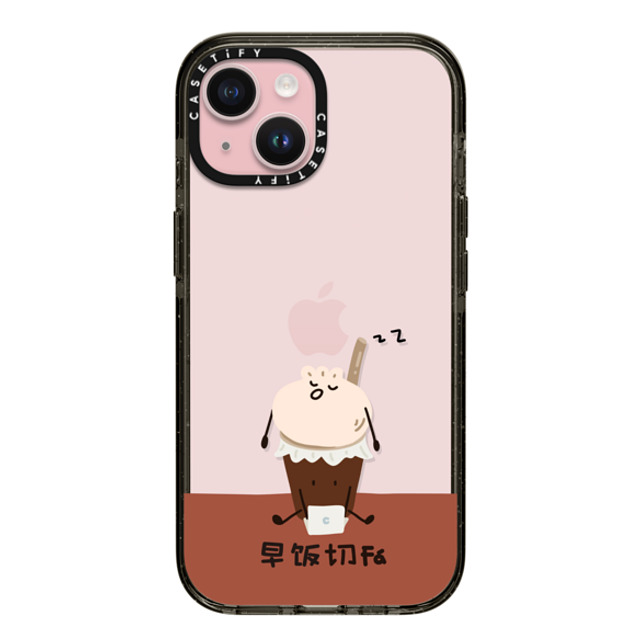 CASETiFY iPhone 15 Case Black Impact Case Breakfast? (Retail Exclusive) casetify_artist