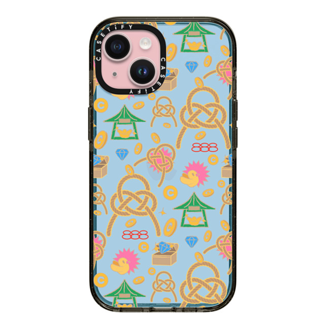 CASETiFY iPhone 15 ケース ブラック インパクトケース FU GUI Case casetify_artist