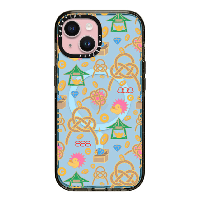 CASETiFY iPhone 15 ケース ブラック インパクトケース MagSafe対応 FU GUI Case casetify_artist