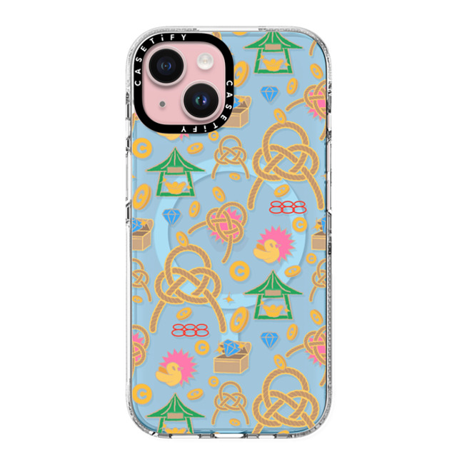 CASETiFY iPhone 15 ケース クリア クリア ケース MagSafe対応 FU GUI Case casetify_artist