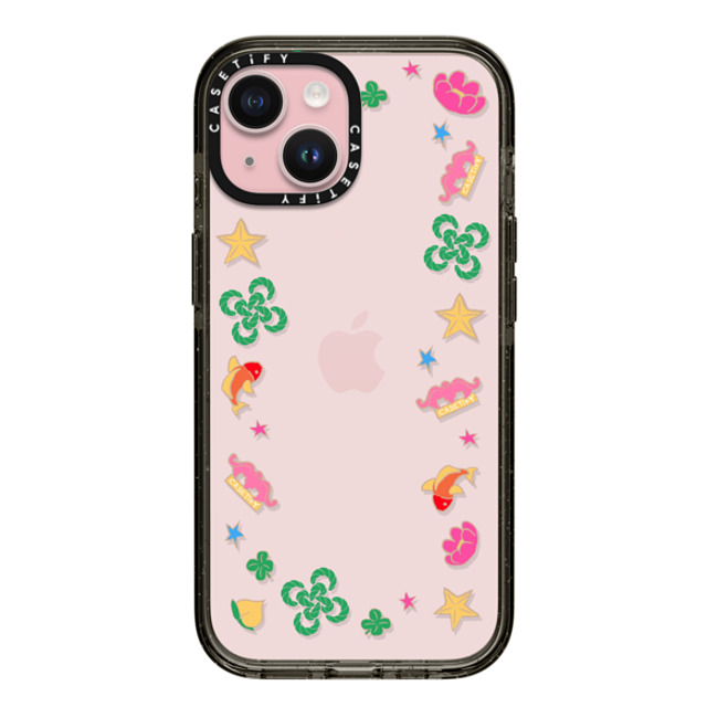 CASETiFY iPhone 15 ケース ブラック インパクトケース HAO YUN Case casetify_artist