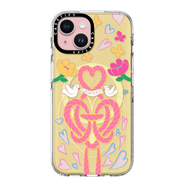 CASETiFY iPhone 15 ケース クリア クリア ケース MagSafe対応 LIANG YUAN Case casetify_artist