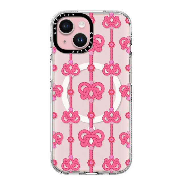 CASETiFY iPhone 15 ケース クリア クリア ケース MagSafe対応 Heart to Heart casetify_artist