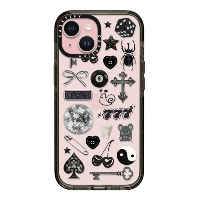 CASETiFY iPhone 15 Case Black インパクトケース Lucky Streak casetify_artist Mother's Day CASETiFY iPhone 15 Case Black インパクトケース Lucky Streak casetify_artist Mother's Day