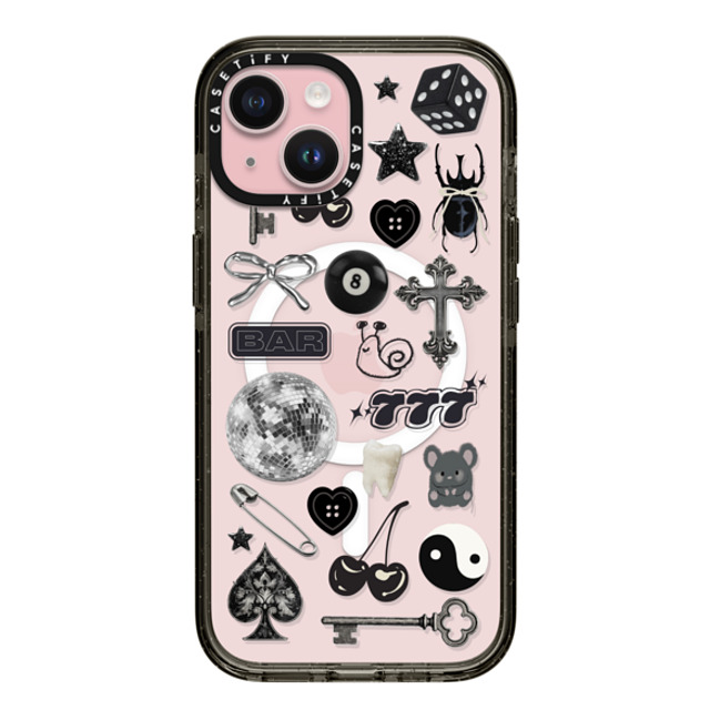 CASETiFY iPhone 15 ケース ブラック インパクトケース MagSafe対応 Lucky Streak casetify_artist Father's Day CASETiFY iPhone 15 ケース ブラック インパクトケース MagSafe対応 Lucky Streak casetify_artist Father's Day