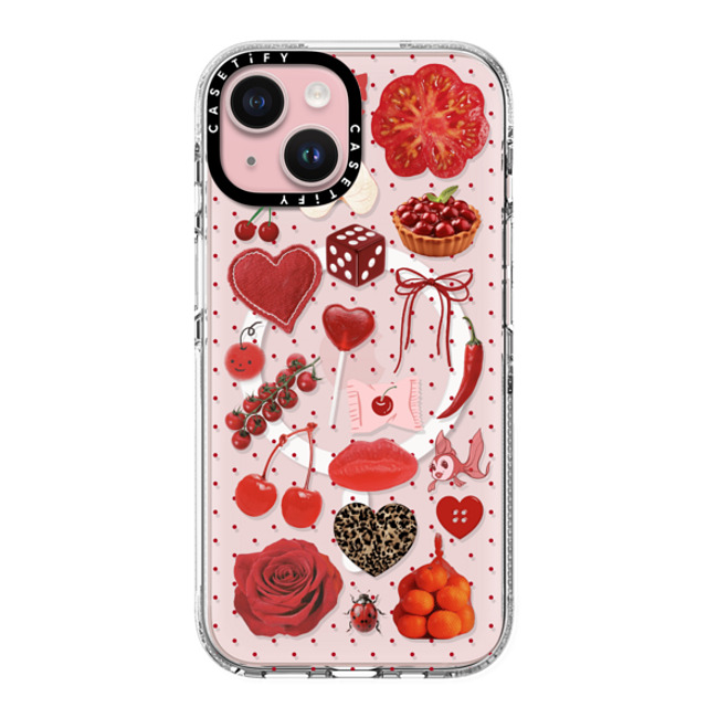 CASETiFY iPhone 15 Case Clear Clear Case MagSafe Compatible Cherry-Picked Luck casetify_artist Father's Day CASETiFY iPhone 15 Case Clear Clear Case MagSafe Compatible Cherry-Picked Luck casetify_artist Father's Day
