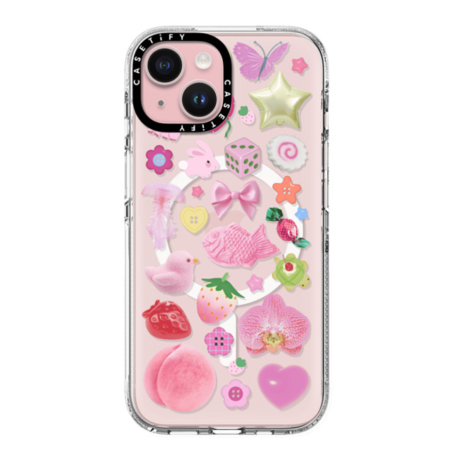 CASETiFY iPhone 15 Case Clear Clear Case MagSafe Compatible Sweet Charmed Dreams casetify_artist Mother's Day CASETiFY iPhone 15 Case Clear Clear Case MagSafe Compatible Sweet Charmed Dreams casetify_artist Mother's Day