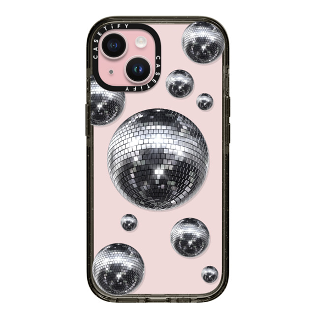 CASETiFY iPhone 15 ケース ブラック インパクトケース Monochrome,Y2K Y2K,Monochrome Disco Galaxy Father's Day CASETiFY iPhone 15 ケース ブラック インパクトケース Monochrome,Y2K Y2K,Monochrome Disco Galaxy Father's Day