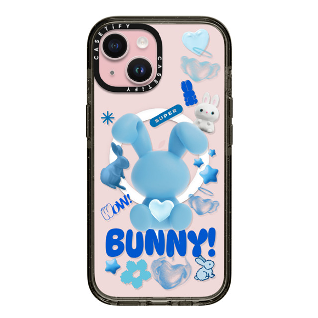 CASETiFY iPhone 15 Case Black Impact Case MagSafe Compatible Bunny Records casetify_artist Mother's Day CASETiFY iPhone 15 Case Black Impact Case MagSafe Compatible Bunny Records casetify_artist Mother's Day