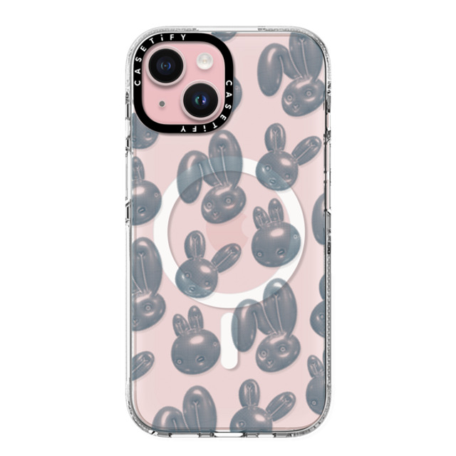 CASETiFY iPhone 15 ケース クリア クリア ケース MagSafe対応 Pixelated Bunny casetify_artist Father's Day CASETiFY iPhone 15 ケース クリア クリア ケース MagSafe対応 Pixelated Bunny casetify_artist Father's Day