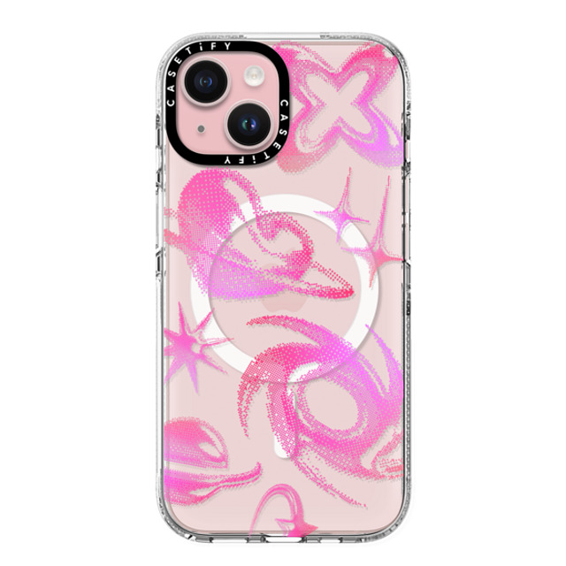 CASETiFY iPhone 15 ケース クリア クリア ケース MagSafe対応 Star,Heart Heart,Star,Y2K Y2K Bitmap Father's Day CASETiFY iPhone 15 ケース クリア クリア ケース MagSafe対応 Star,Heart Heart,Star,Y2K Y2K Bitmap Father's Day