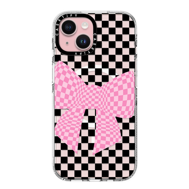 CASETiFY iPhone 15 ケース クリア クリア ケース MagSafe対応 Checkered,Ribbon Ribbon,Checkered Checkmate Bonita Father's Day CASETiFY iPhone 15 ケース クリア クリア ケース MagSafe対応 Checkered,Ribbon Ribbon,Checkered Checkmate Bonita Father's Day