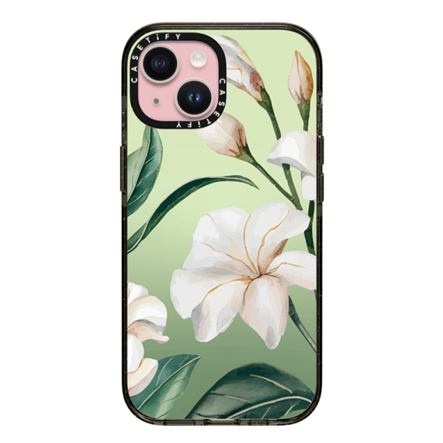 CASETiFY iPhone 15 Case Black Impact Case Jasmine Haze casetify_artist CASETiFY iPhone 15 Case Black Impact Case Jasmine Haze casetify_artist