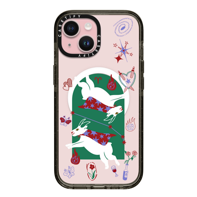 CASETiFY iPhone 15 ケース ブラック インパクトケース MagSafe対応 Aries casetify_artist Father's Day CASETiFY iPhone 15 ケース ブラック インパクトケース MagSafe対応 Aries casetify_artist Father's Day