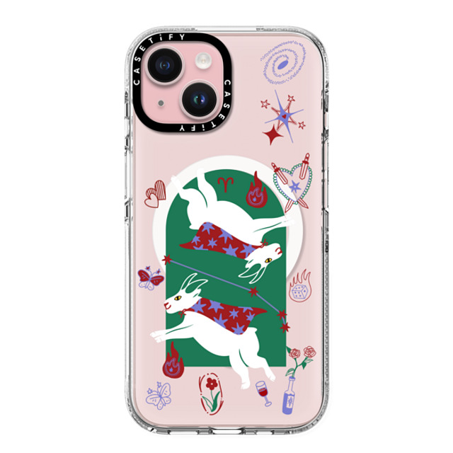 CASETiFY iPhone 15 Case クリア クリア ケース MagSafe対応 Aries casetify_artist Father's Day CASETiFY iPhone 15 Case クリア クリア ケース MagSafe対応 Aries casetify_artist Father's Day