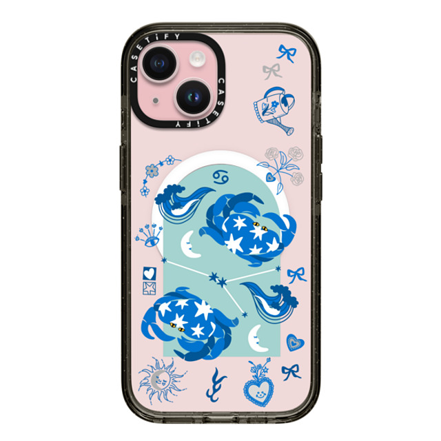 CASETiFY iPhone 15 Case Black インパクトケース MagSafe対応 Cancer casetify_artist Father's Day CASETiFY iPhone 15 Case Black インパクトケース MagSafe対応 Cancer casetify_artist Father's Day