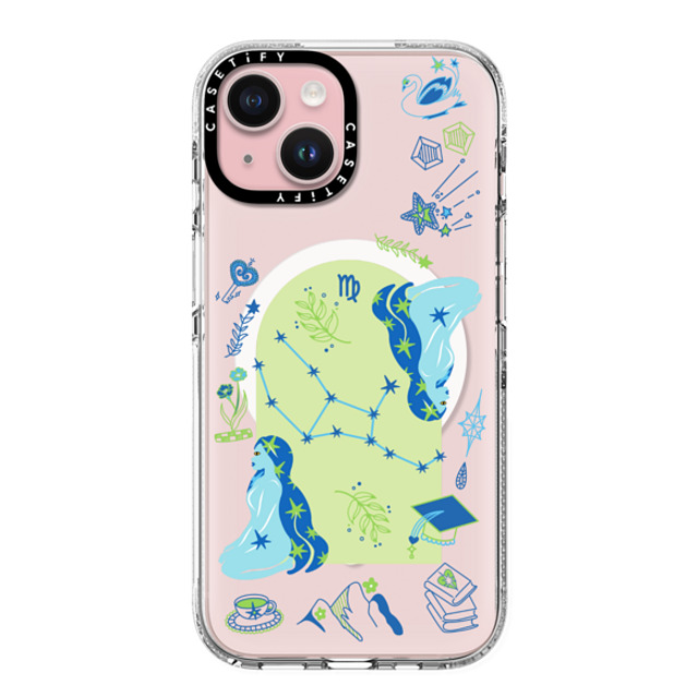 CASETiFY iPhone 15 ケース クリア クリア ケース MagSafe対応 Virgo casetify_artist Father's Day CASETiFY iPhone 15 ケース クリア クリア ケース MagSafe対応 Virgo casetify_artist Father's Day