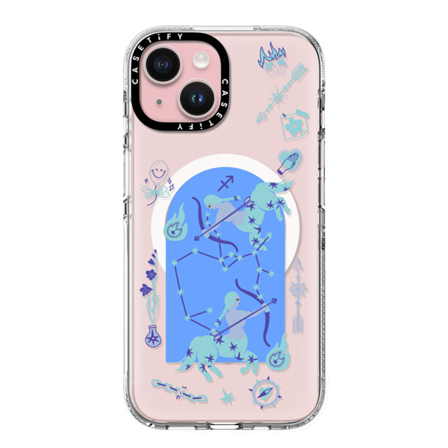 CASETiFY iPhone 15 ケース クリア クリア ケース MagSafe対応 Sagittarius casetify_artist Father's Day CASETiFY iPhone 15 ケース クリア クリア ケース MagSafe対応 Sagittarius casetify_artist Father's Day