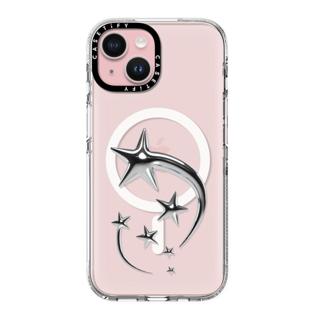 CASETiFY iPhone 15 ケース クリア クリア ケース MagSafe対応 Metallic Star casetify_artist Back to School CASETiFY iPhone 15 ケース クリア クリア ケース MagSafe対応 Metallic Star casetify_artist Back to School